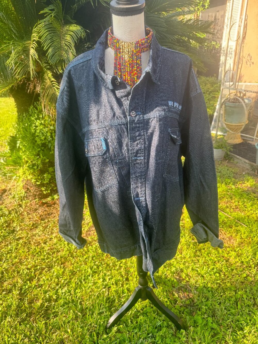 Long line Denim Jacket